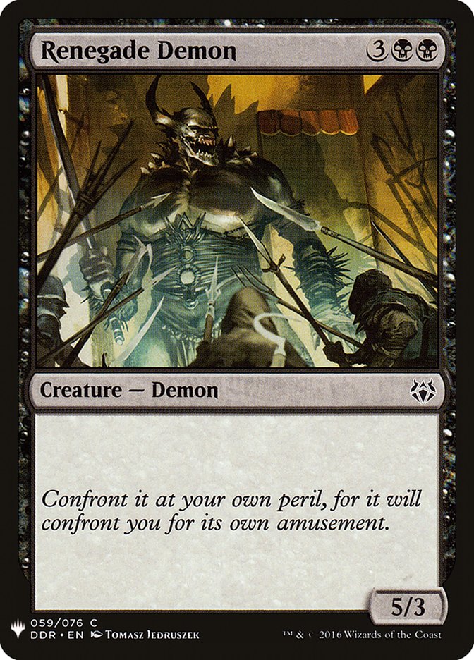 Renegade Demon [Mystery Booster] | Odin's Place