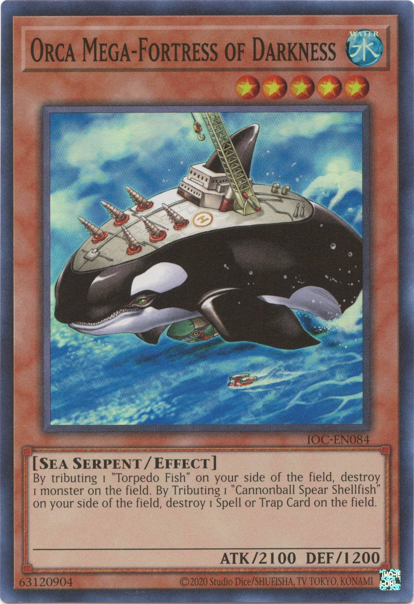 Orca Mega-Fortress of Darkness (25th Anniversary) [IOC-EN084] Super Rare | Odin's Place