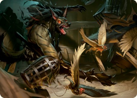 Wing Shredder Art Card [Innistrad: Midnight Hunt Art Series] | Odin's Place