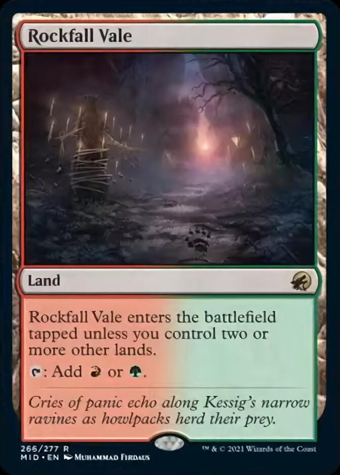 Rockfall Vale [Innistrad: Midnight Hunt] | Odin's Place