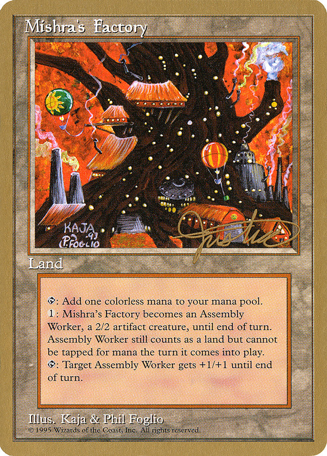 Mishra's Factory (Mark Justice) [Pro Tour Collector Set] | Odin's Place
