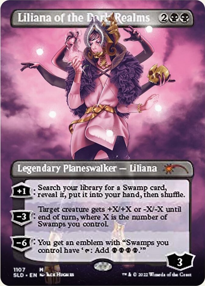 Liliana of the Dark Realms (Borderless) [Secret Lair Drop Series] | Odin's Place