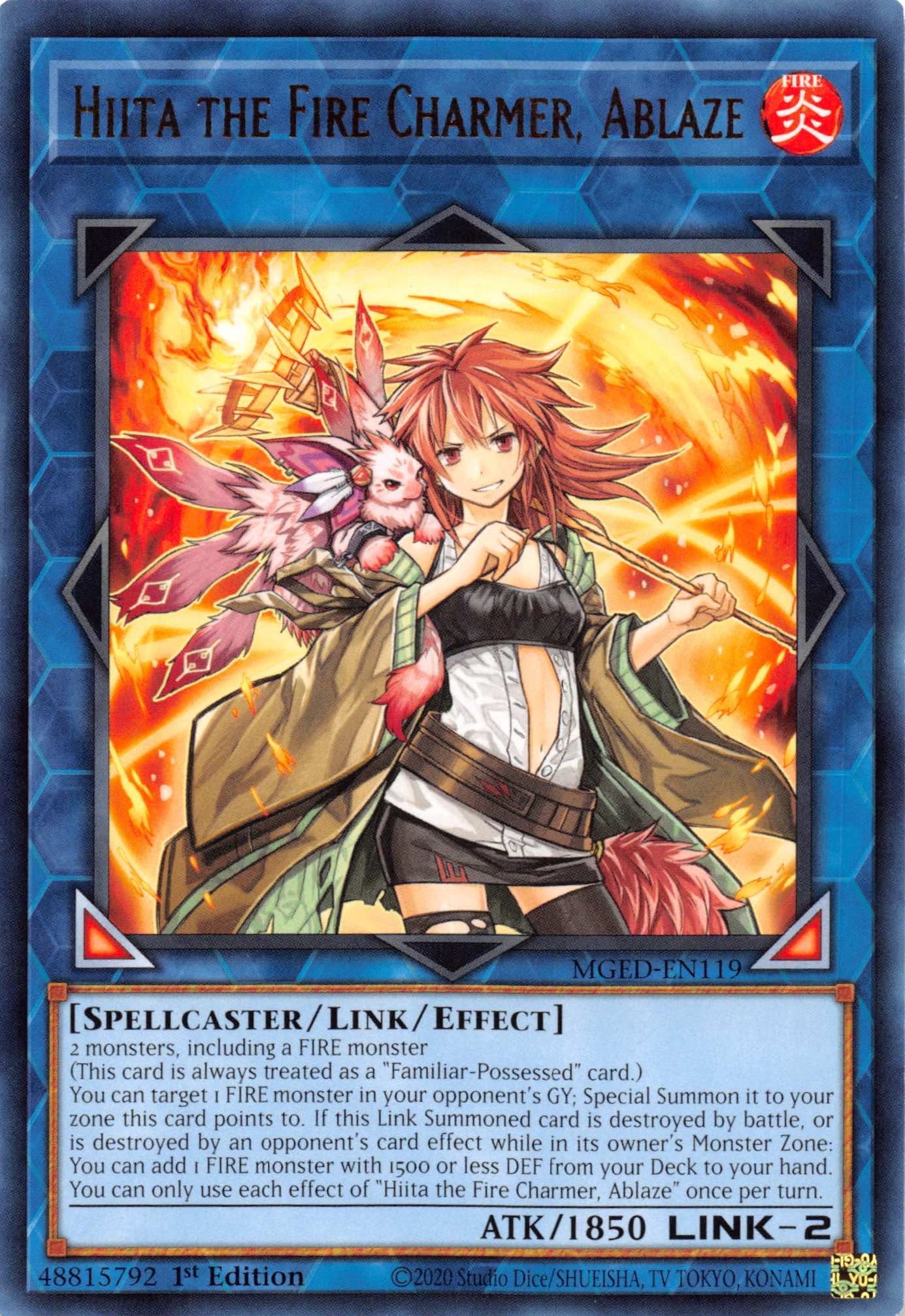Hiita the Fire Charmer, Ablaze [MGED-EN119] Rare | Odin's Place