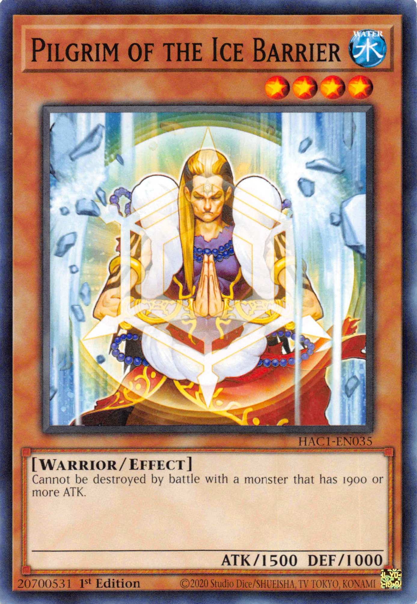 Pilgrim of the Ice Barrier [HAC1-EN035] Common | Odin's Place