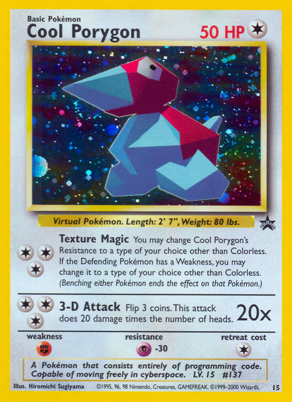 Cool Porygon (15) [Wizards of the Coast: Black Star Promos] | Odin's Place