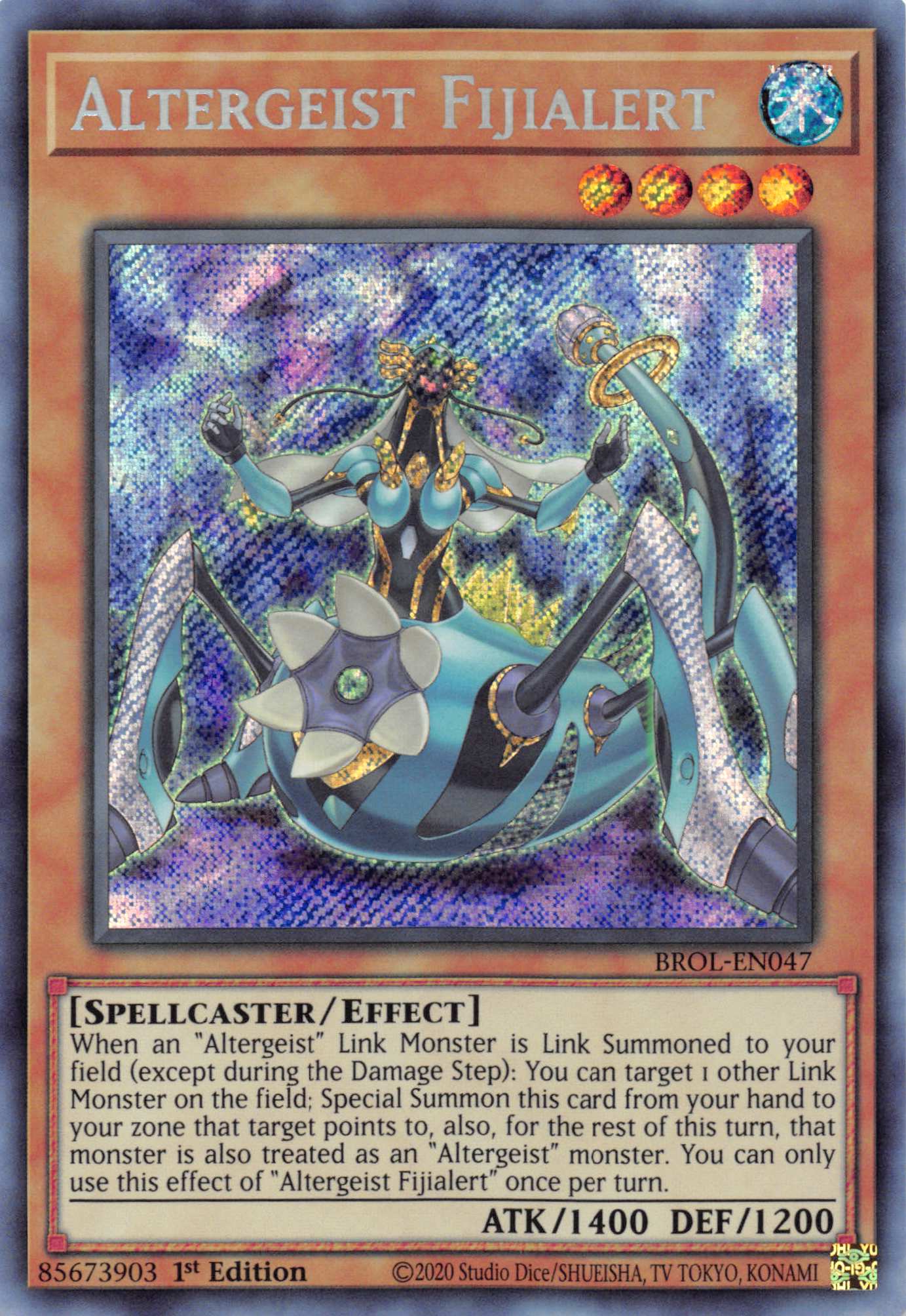 Altergeist Fijialert [BROL-EN047] Secret Rare | Odin's Place