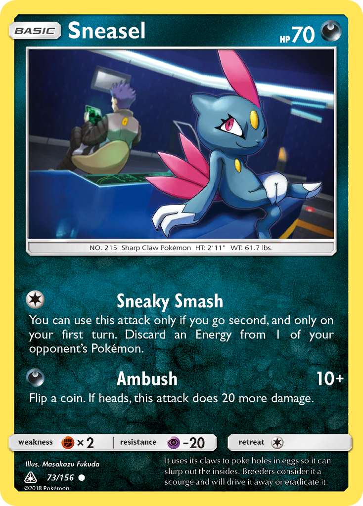 Sneasel (73/156) [Sun & Moon: Ultra Prism] | Odin's Place