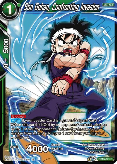 Son Gohan, Confronting Invasion (BT15-071) [Saiyan Showdown] | Odin's Place