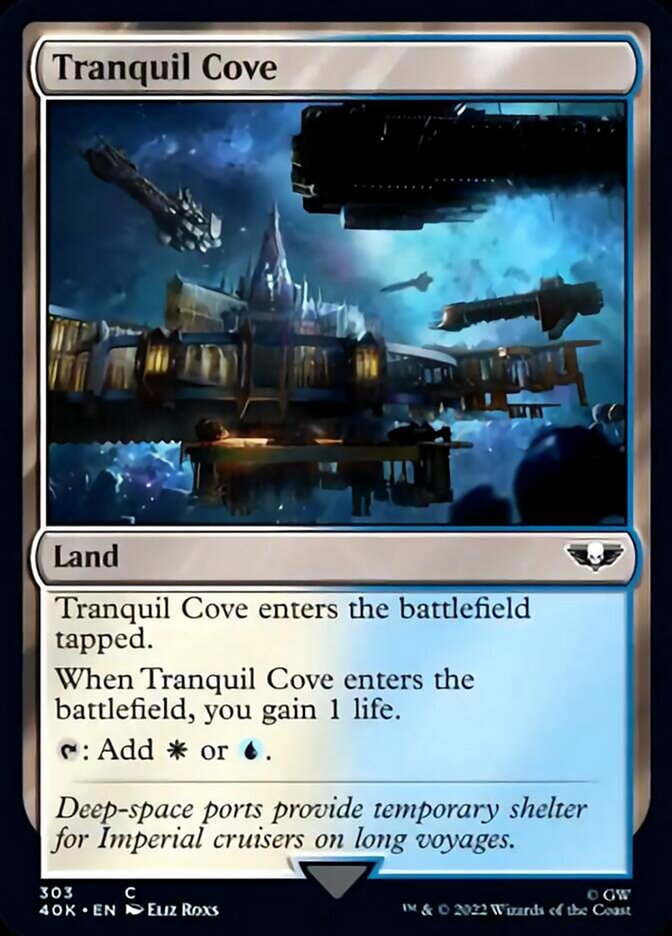 Tranquil Cove (Surge Foil) [Warhammer 40,000] | Odin's Place