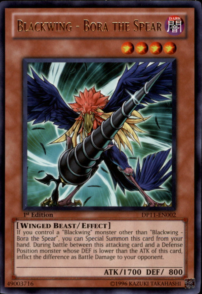 Blackwing - Bora the Spear [DP11-EN002] Rare | Odin's Place