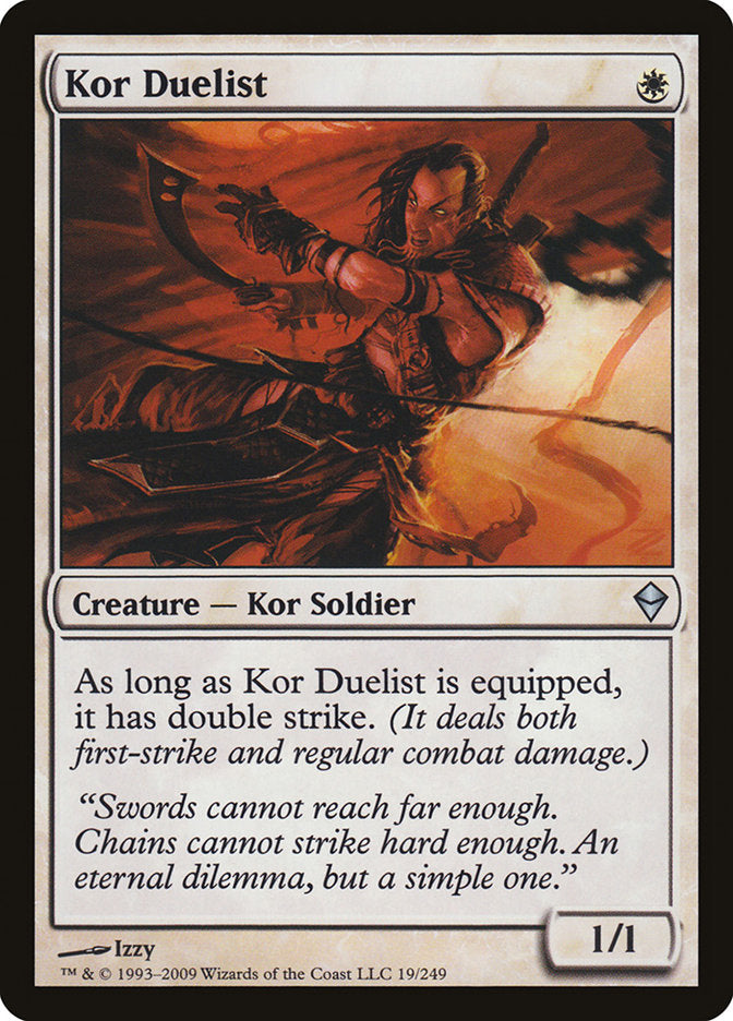 Kor Duelist (19) [Zendikar] | Odin's Place