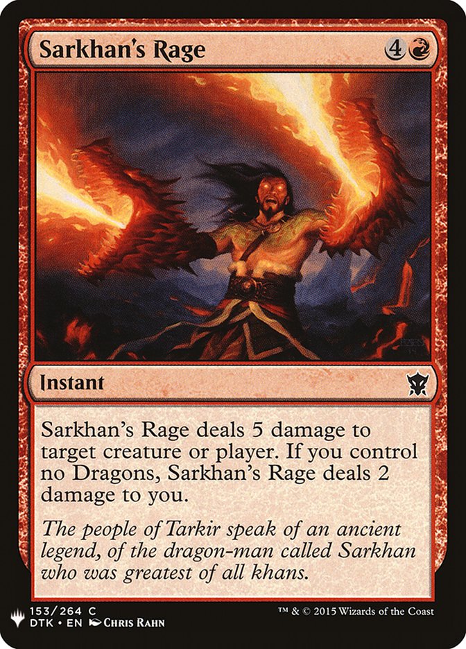 Sarkhan's Rage [Mystery Booster] | Odin's Place