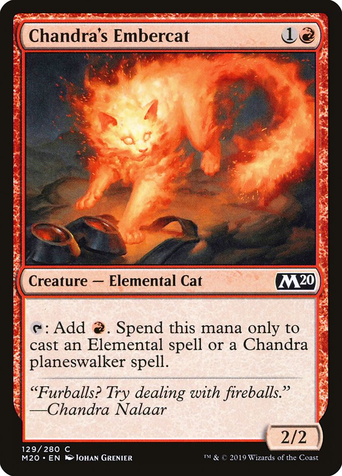 Chandra's Embercat (129) [Core Set 2020] | Odin's Place