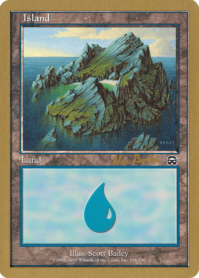 Island (ab336) (Alex Borteh) [World Championship Decks 2001] | Odin's Place