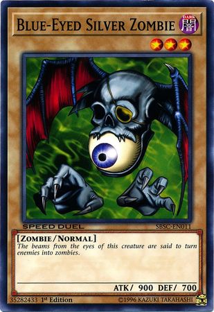 Blue-Eyed Silver Zombie [SBSC-EN011] Common | Odin's Place