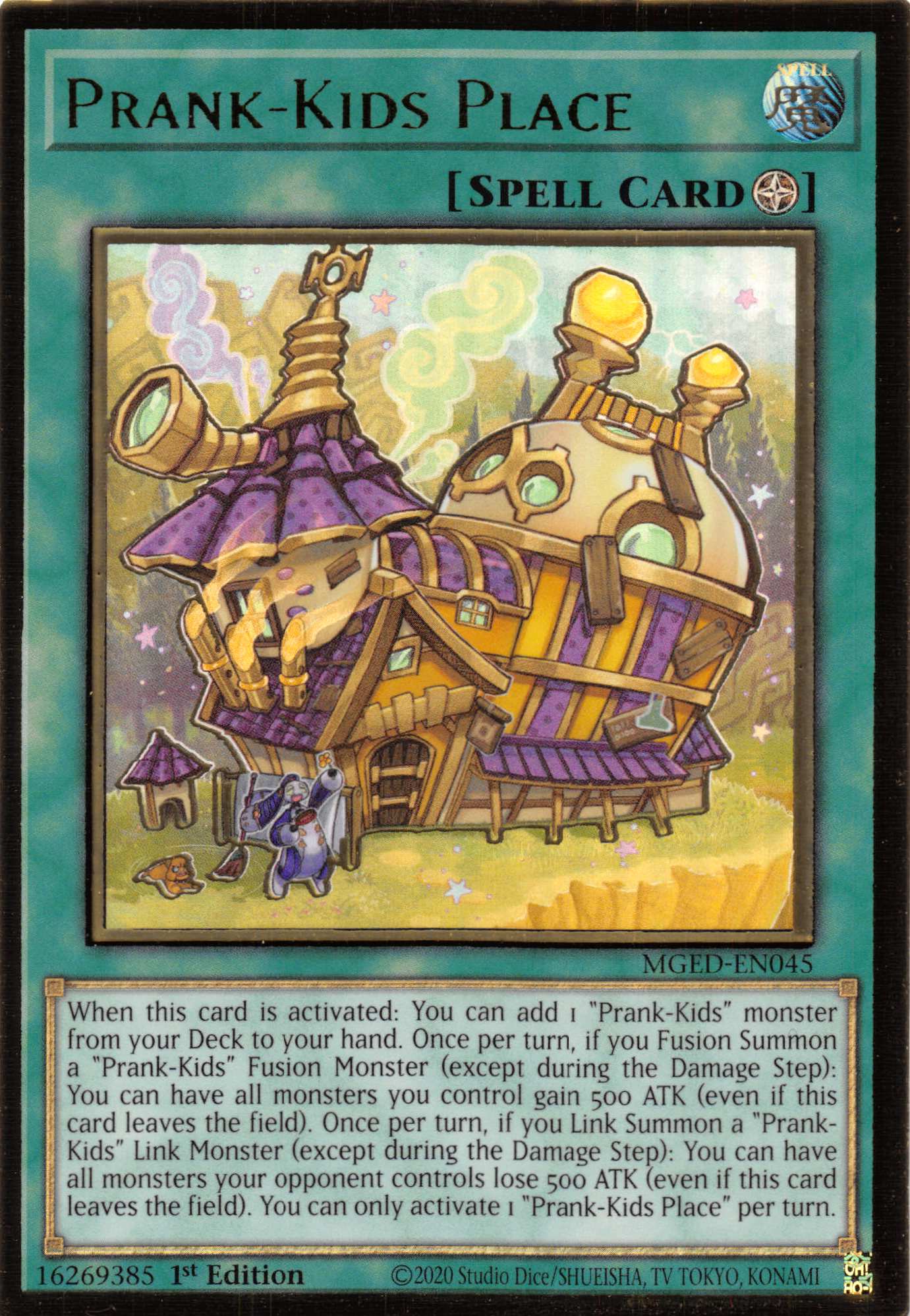 Prank-Kids Place [MGED-EN045] Gold Rare | Odin's Place