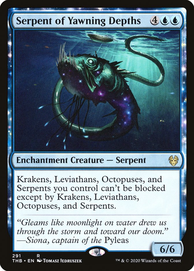 Serpent of Yawning Depths [Theros Beyond Death] | Odin's Place