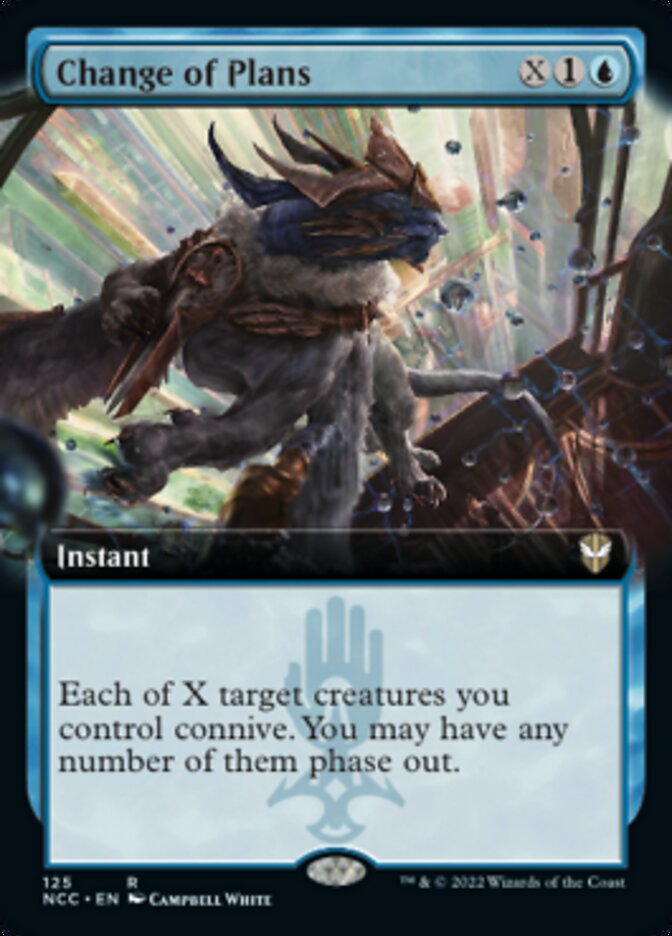 Change of Plans (Extended Art) [Streets of New Capenna Commander] | Odin's Place