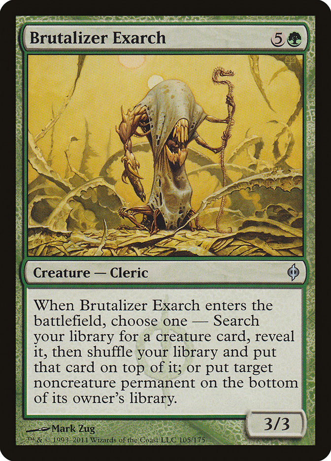 Brutalizer Exarch (105) [New Phyrexia] | Odin's Place