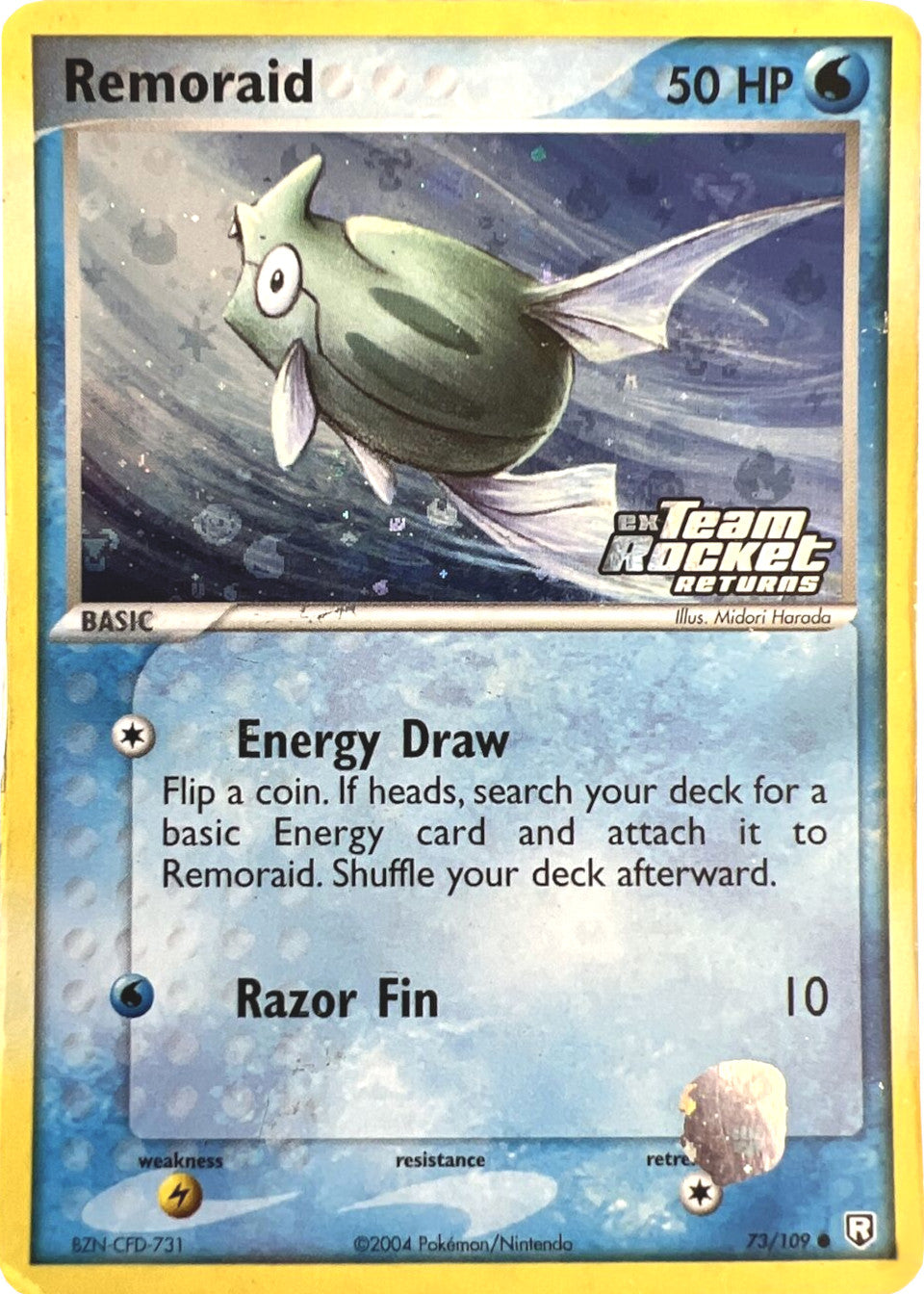 Remoraid (73/109) (Stamped) [EX: Team Rocket Returns] | Odin's Place