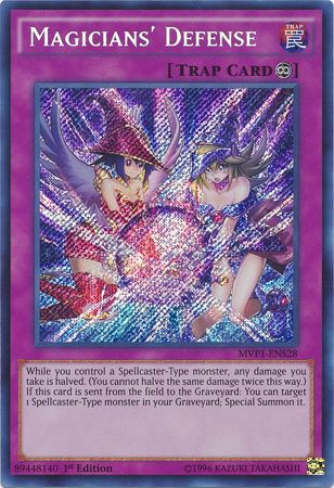 Magicians' Defense [MVP1-ENS28] Secret Rare | Odin's Place