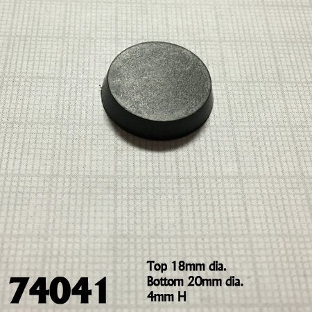 Reaper Miniature Bases: 20mm Round Plastic RPG Flat-Top Base | Odin's Place