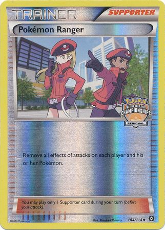 Pokemon Ranger (104/114) (Championship Promo) [XY: Steam Siege] | Odin's Place