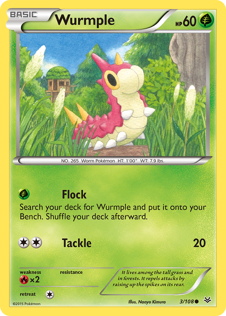 Wurmple (3/108) [XY: Roaring Skies] | Odin's Place