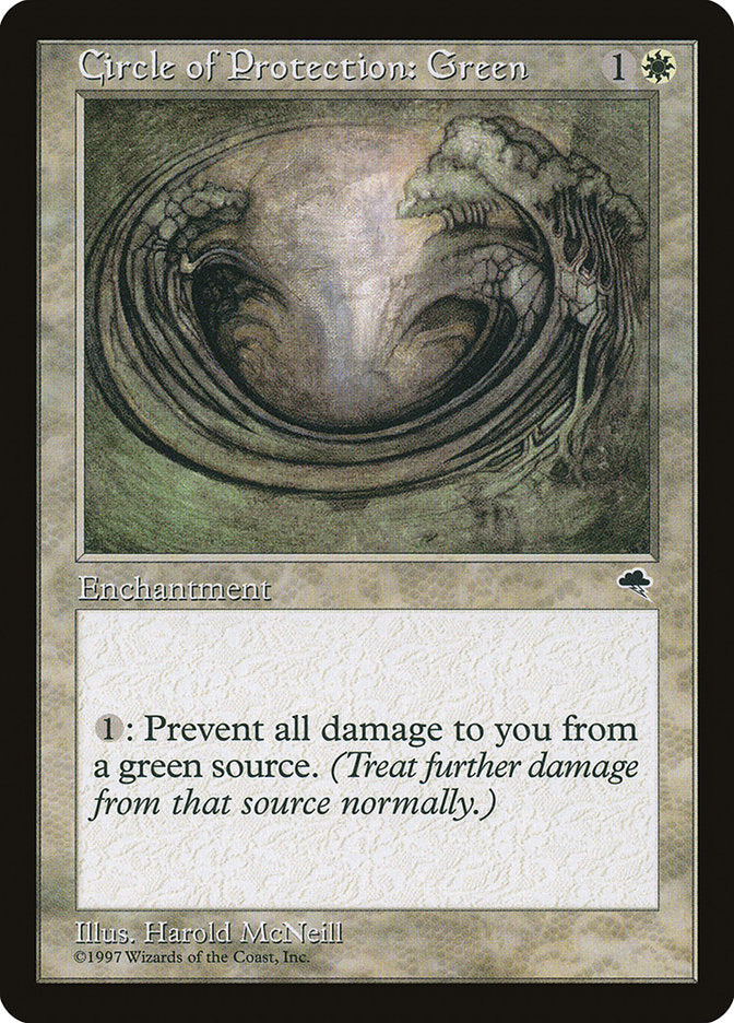 Circle of Protection: Green (10) [Tempest] | Odin's Place