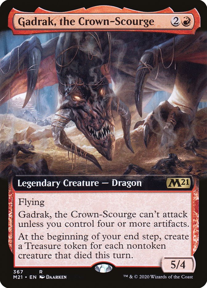 Gadrak, the Crown-Scourge (Extended Art) [Core Set 2021] | Odin's Place