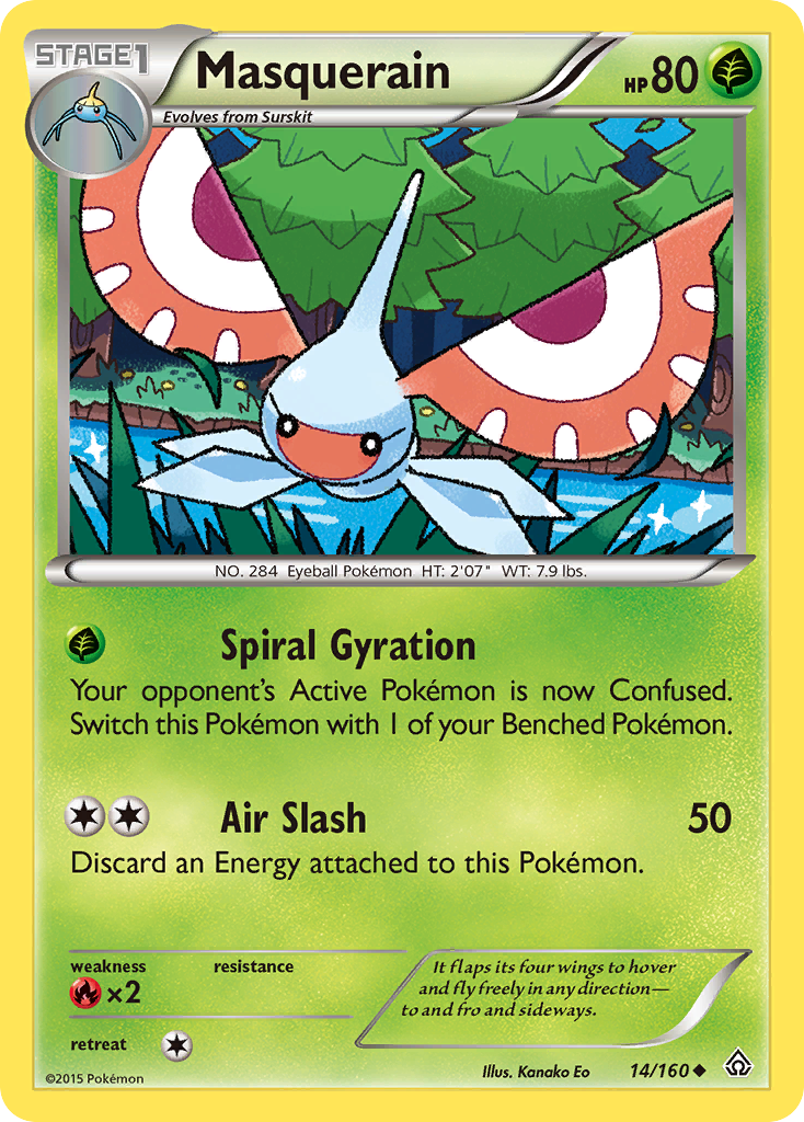 Masquerain (14/160) [XY: Primal Clash] | Odin's Place