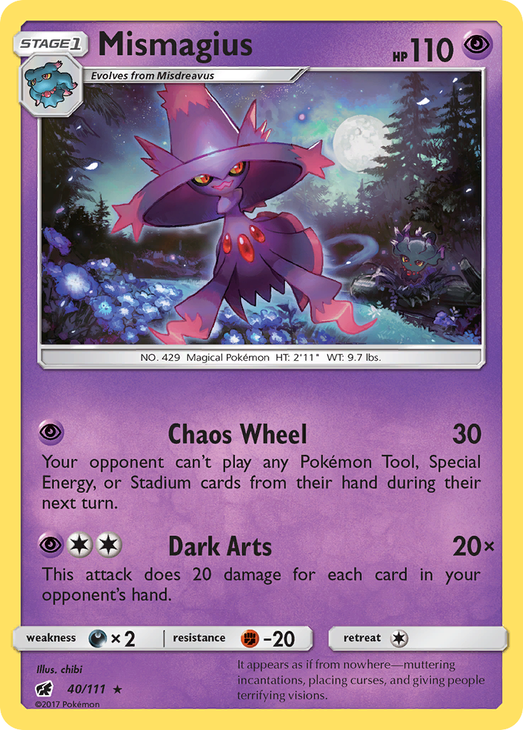 Mismagius (40/111) [Sun & Moon: Crimson Invasion] | Odin's Place