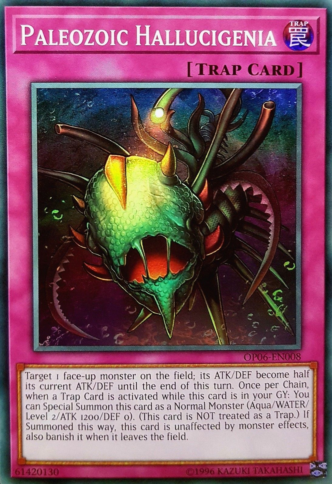 Paleozoic Hallucigenia [OP06-EN008] Super Rare | Odin's Place