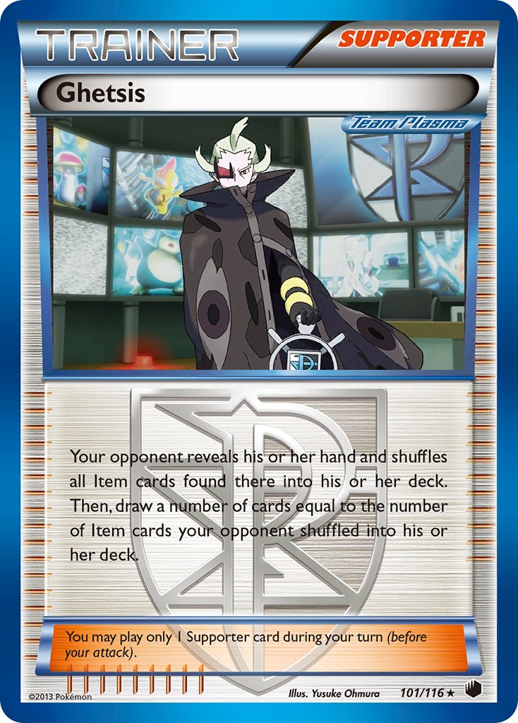 Ghetsis (101/116) (Theme Deck Exclusive) [Black & White: Plasma Freeze] | Odin's Place