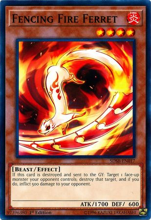 Fencing Fire Ferret [SDSB-EN017] Common | Odin's Place