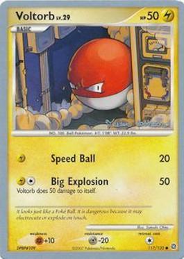 Voltorb LV.29 (117/132) (Intimidation - Tristan Robinson) [World Championships 2008] | Odin's Place