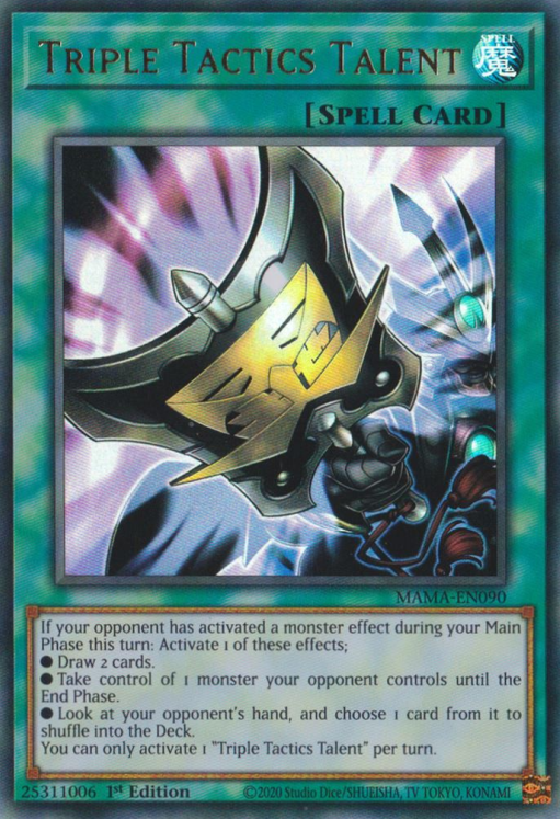 Triple Tactics Talent [MAMA-EN090] Ultra Rare | Odin's Place