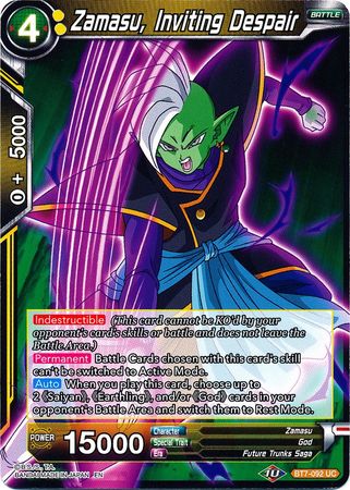 Zamasu, Inviting Despair (BT7-092) [Assault of the Saiyans] | Odin's Place