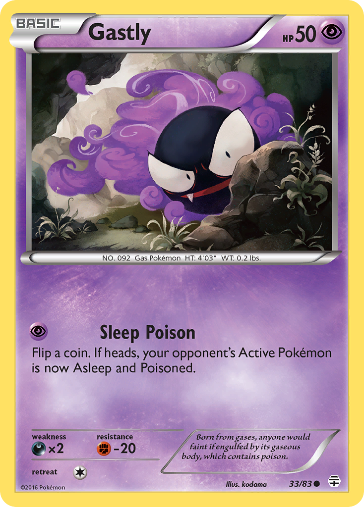 Gastly (33/83) [XY: Generations] | Odin's Place