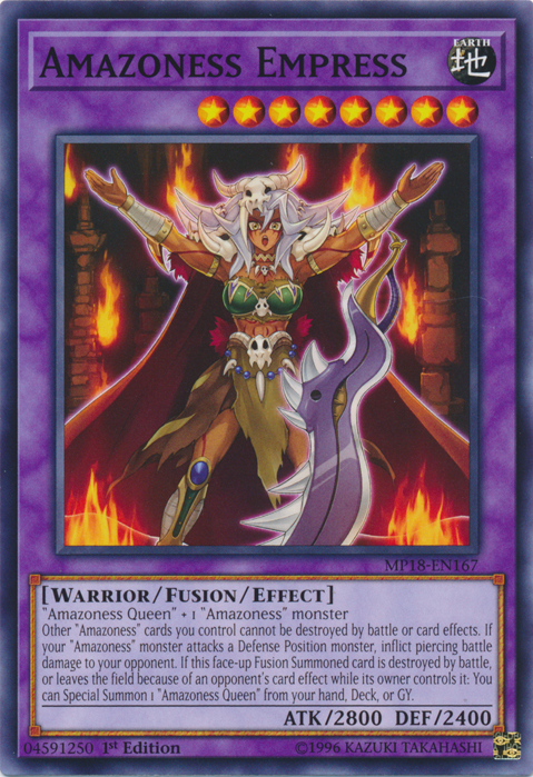 Amazoness Empress [MP18-EN167] Common | Odin's Place