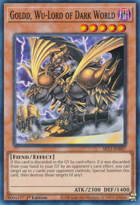 Goldd, Wu-Lord of Dark World [SR13-EN007] Common | Odin's Place