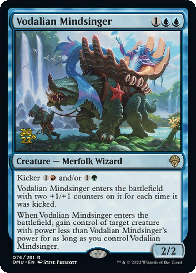 Vodalian Mindsinger [Dominaria United Prerelease Promos] | Odin's Place