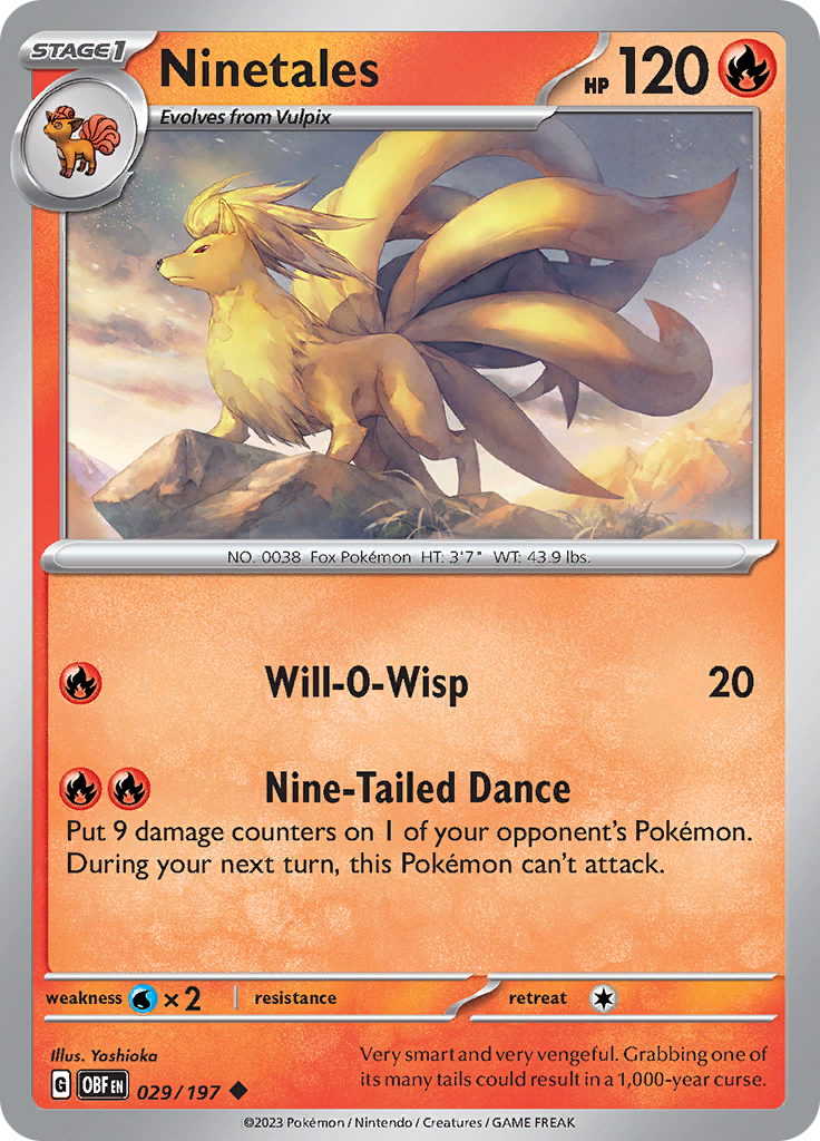 Ninetales (029/197) [Scarlet & Violet: Obsidian Flames] | Odin's Place