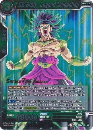 SS Broly, Legend Unleashed (BT7-069_PR) [Assault of the Saiyans Prerelease Promos] | Odin's Place