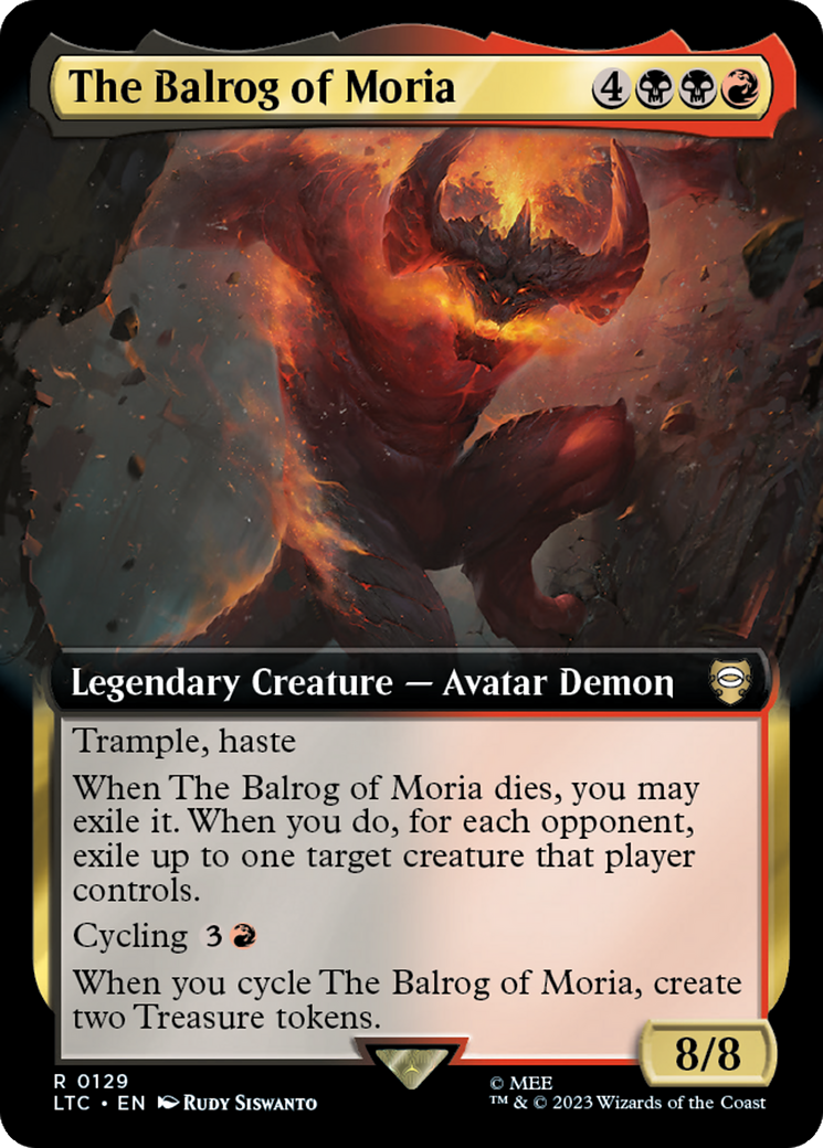 The Balrog of Moria (Extended Art) [The Lord of the Rings: Tales of Middle-Earth Commander] | Odin's Place