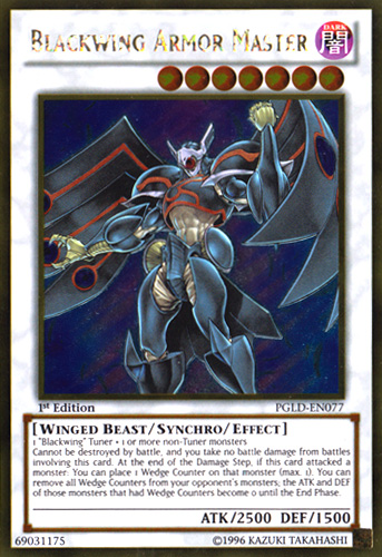 Blackwing Armor Master [PGLD-EN077] Gold Rare | Odin's Place