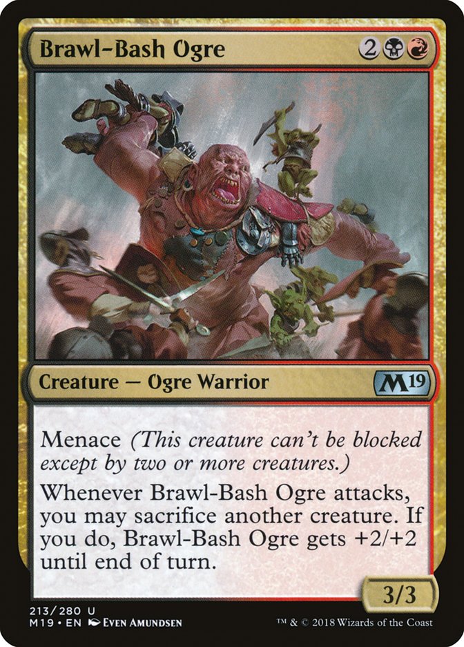 Brawl-Bash Ogre (213) [Core Set 2019] | Odin's Place