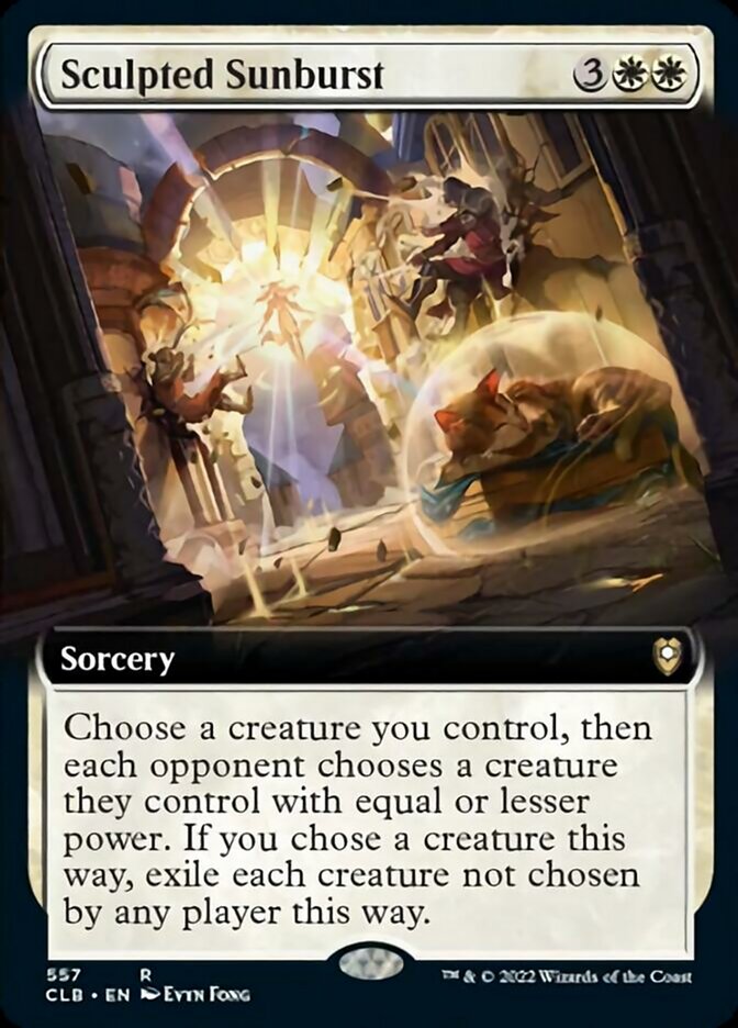 Sculpted Sunburst (Extended Art) [Commander Legends: Battle for Baldur's Gate] | Odin's Place