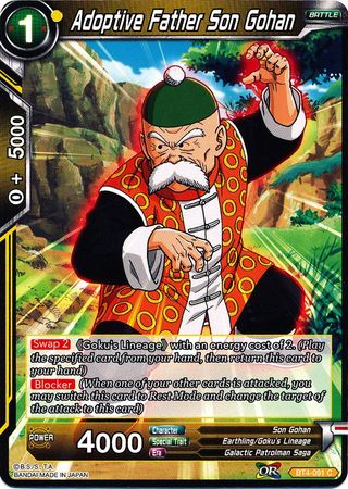 Adoptive Father Son Gohan (BT4-091) [Colossal Warfare] | Odin's Place