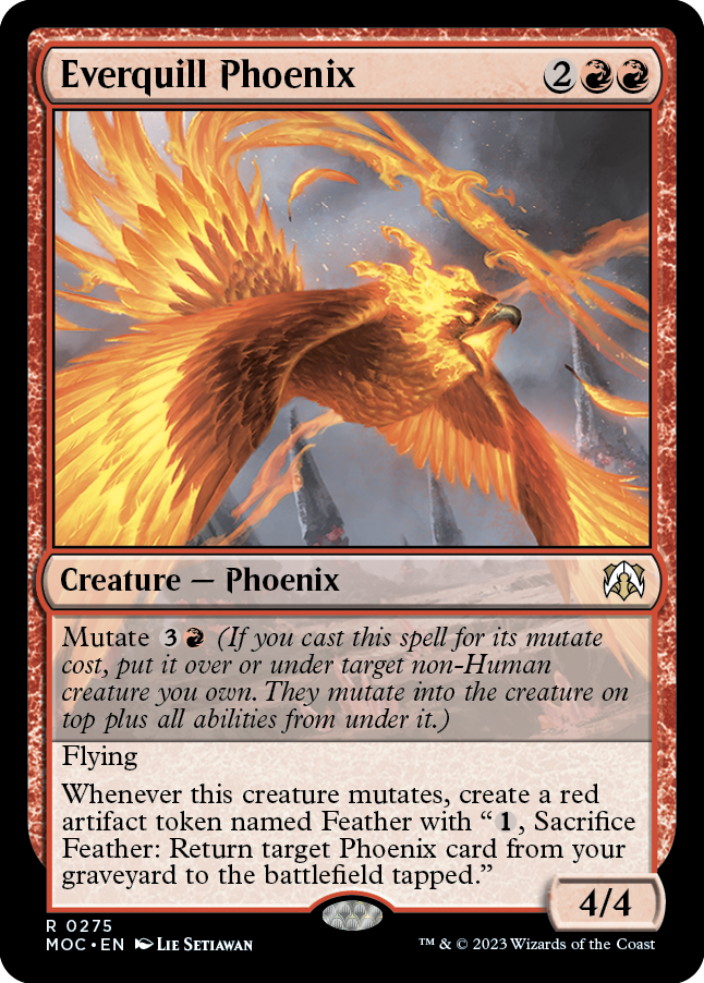 Everquill Phoenix [March of the Machine Commander] | Odin's Place